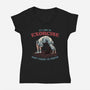 It’s Fun To Exorcise-Womens-V-Neck-Tee-glitchygorilla