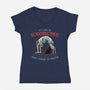 It’s Fun To Exorcise-Womens-V-Neck-Tee-glitchygorilla