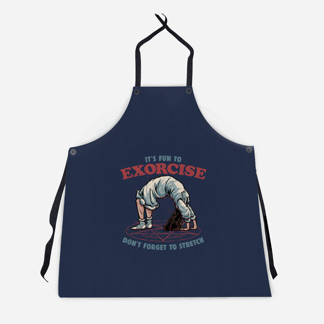 It’s Fun To Exorcise-Unisex-Kitchen-Apron-glitchygorilla