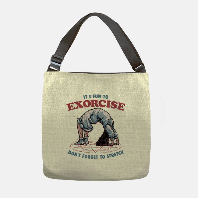 It’s Fun To Exorcise-None-Adjustable Tote-Bag-glitchygorilla