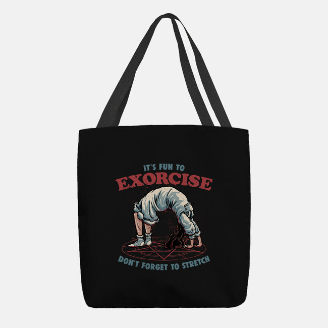 It’s Fun To Exorcise-None-Basic Tote-Bag-glitchygorilla