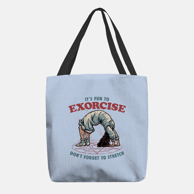 It’s Fun To Exorcise-None-Basic Tote-Bag-glitchygorilla