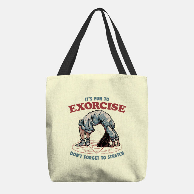 It’s Fun To Exorcise-None-Basic Tote-Bag-glitchygorilla