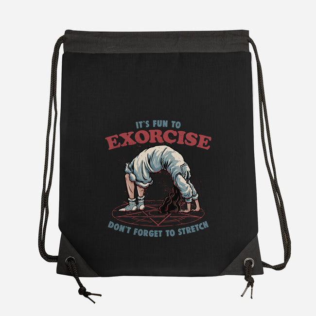 It’s Fun To Exorcise-None-Drawstring-Bag-glitchygorilla