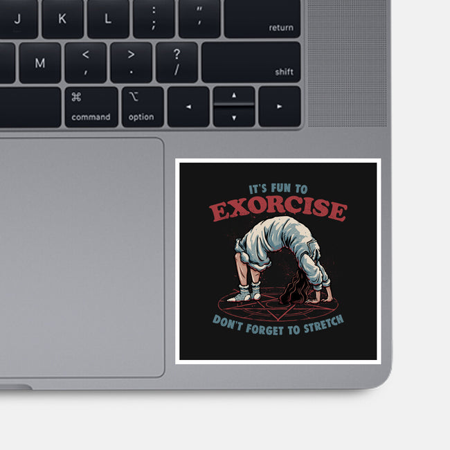 It’s Fun To Exorcise-None-Glossy-Sticker-glitchygorilla