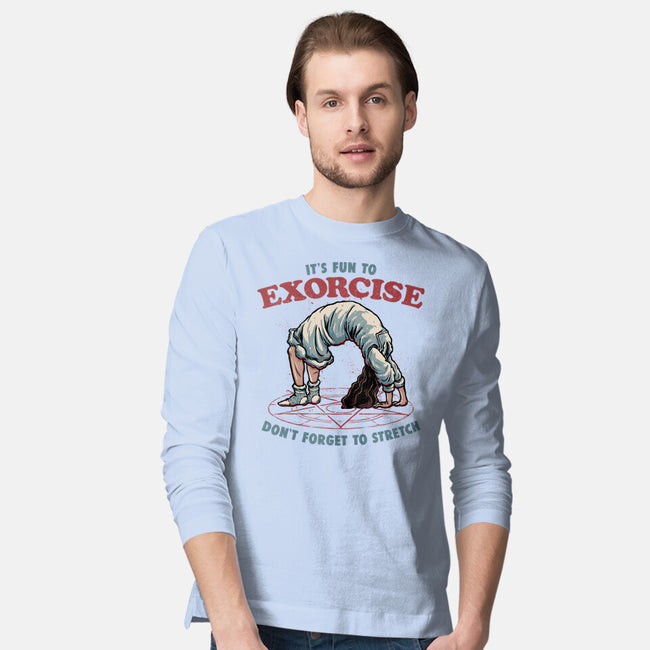 It’s Fun To Exorcise-Mens-Long Sleeved-Tee-glitchygorilla