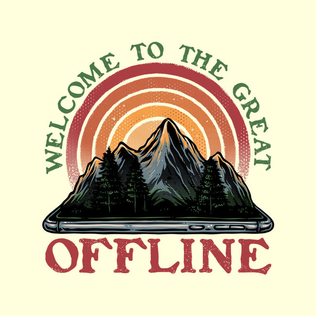 Welcome To The Great Offline-None-Fleece-Blanket-glitchygorilla