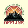 Welcome To The Great Offline-None-Fleece-Blanket-glitchygorilla