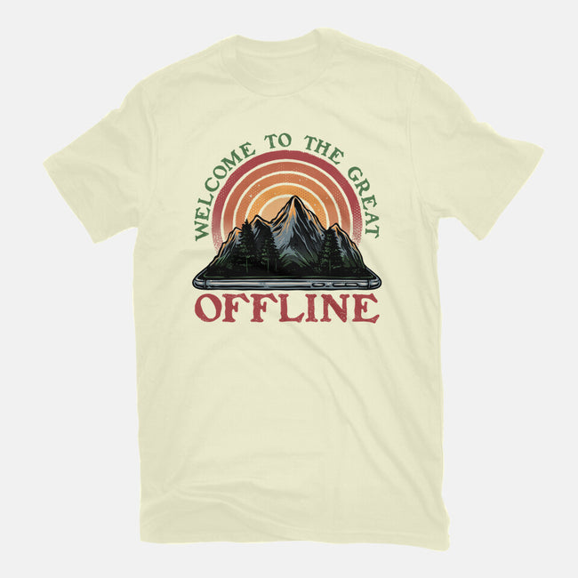 Welcome To The Great Offline-Mens-Premium-Tee-glitchygorilla