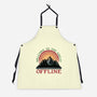 Welcome To The Great Offline-Unisex-Kitchen-Apron-glitchygorilla