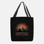 Welcome To The Great Offline-None-Basic Tote-Bag-glitchygorilla
