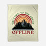 Welcome To The Great Offline-None-Fleece-Blanket-glitchygorilla