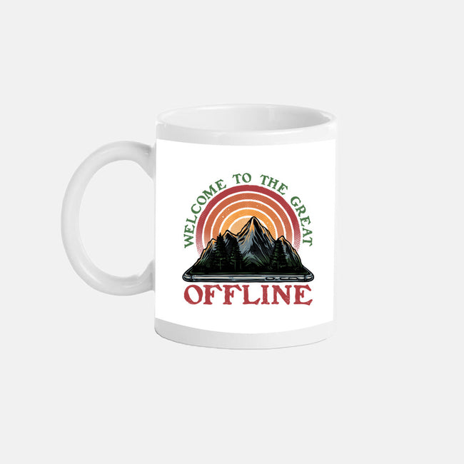 Welcome To The Great Offline-None-Mug-Drinkware-glitchygorilla