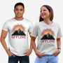 Welcome To The Great Offline-Unisex-Basic-Tee-glitchygorilla