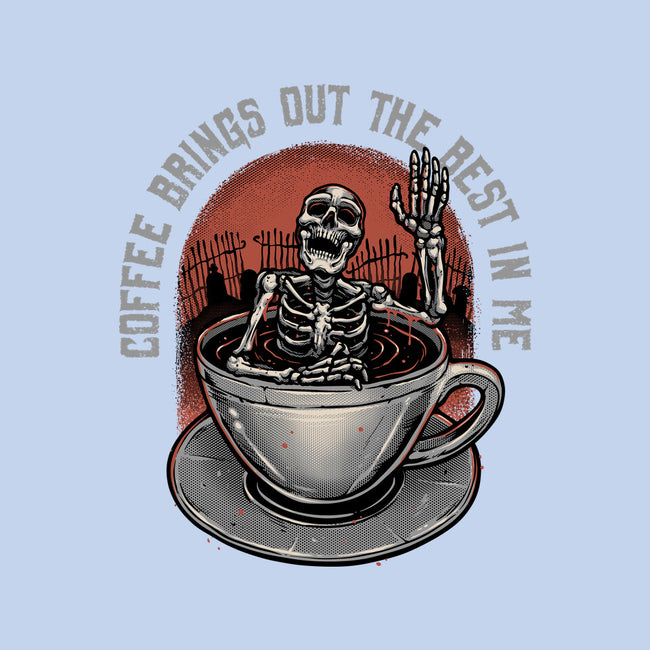 Coffee Brings Out The Best In Me-None-Adjustable Tote-Bag-glitchygorilla