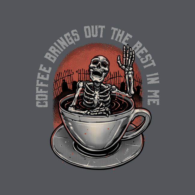 Coffee Brings Out The Best In Me-Unisex-Basic-Tee-glitchygorilla