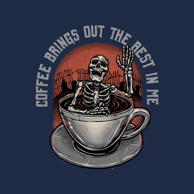 Coffee Brings Out The Best In Me-Unisex-Basic-Tee-glitchygorilla