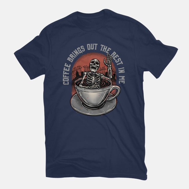 Coffee Brings Out The Best In Me-Womens-Basic-Tee-glitchygorilla