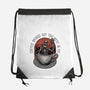Coffee Brings Out The Best In Me-None-Drawstring-Bag-glitchygorilla