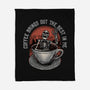 Coffee Brings Out The Best In Me-None-Fleece-Blanket-glitchygorilla