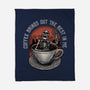 Coffee Brings Out The Best In Me-None-Fleece-Blanket-glitchygorilla