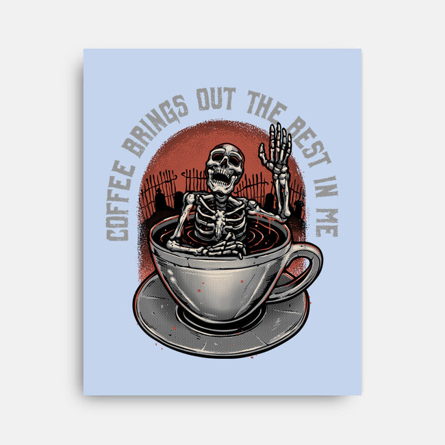 Coffee Brings Out The Best In Me-None-Stretched-Canvas-glitchygorilla
