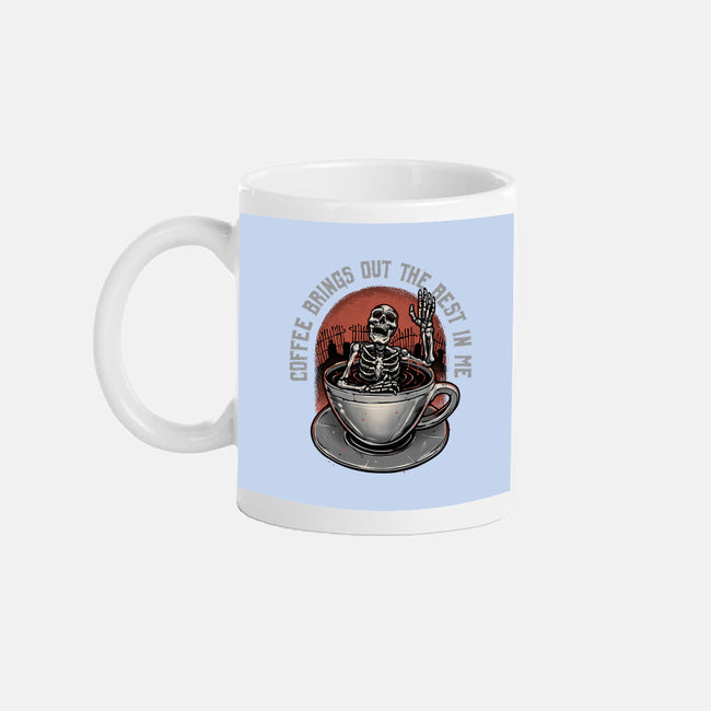 Coffee Brings Out The Best In Me-None-Mug-Drinkware-glitchygorilla