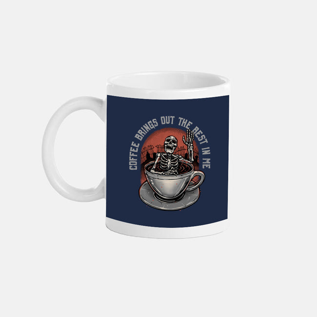 Coffee Brings Out The Best In Me-None-Mug-Drinkware-glitchygorilla