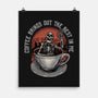 Coffee Brings Out The Best In Me-None-Matte-Poster-glitchygorilla