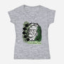 Doom 182-Womens-V-Neck-Tee-nickzzarto