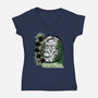 Doom 182-Womens-V-Neck-Tee-nickzzarto