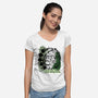 Doom 182-Womens-V-Neck-Tee-nickzzarto