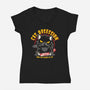 Cat Obsession-Womens-V-Neck-Tee-OPIPPI