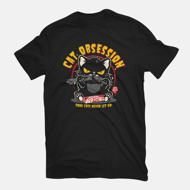 Cat Obsession-Unisex-Basic-Tee-OPIPPI