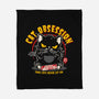 Cat Obsession-None-Fleece-Blanket-OPIPPI