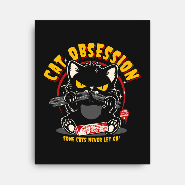 Cat Obsession-None-Stretched-Canvas-OPIPPI