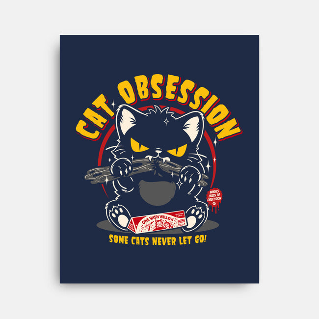 Cat Obsession-None-Stretched-Canvas-OPIPPI