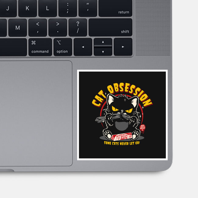 Cat Obsession-None-Glossy-Sticker-OPIPPI