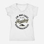 Just Avoiding-Womens-V-Neck-Tee-OPIPPI