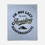 Just Avoiding-None-Fleece-Blanket-OPIPPI