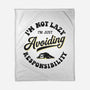 Just Avoiding-None-Fleece-Blanket-OPIPPI