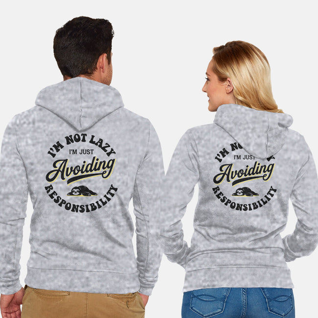 Just Avoiding-Unisex-Zip-Up-Sweatshirt-OPIPPI