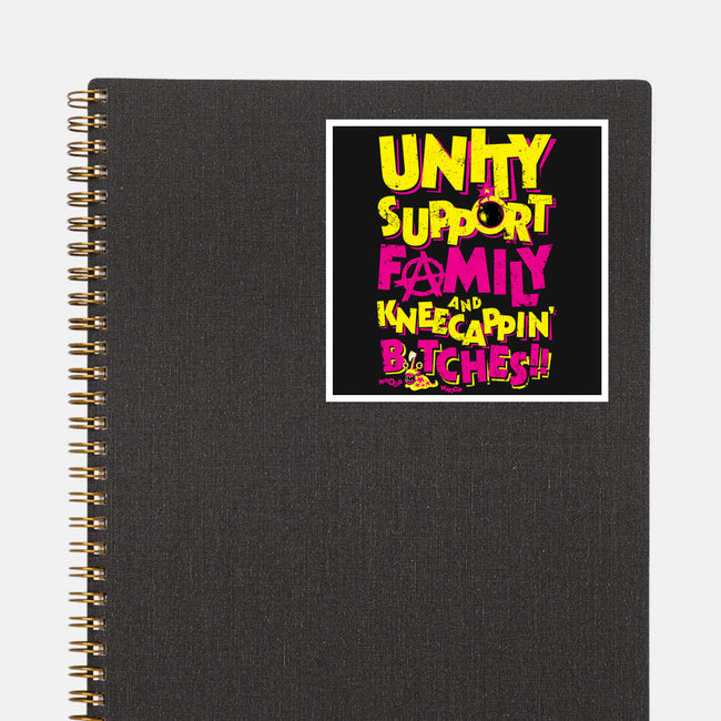 UNITY SUPPORT FAMILY-None-Glossy-Sticker-krobilad