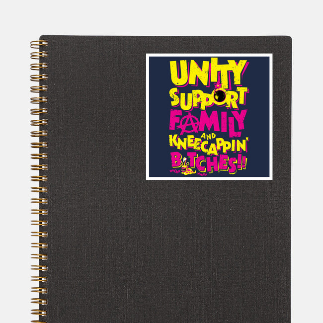 UNITY SUPPORT FAMILY-None-Glossy-Sticker-krobilad
