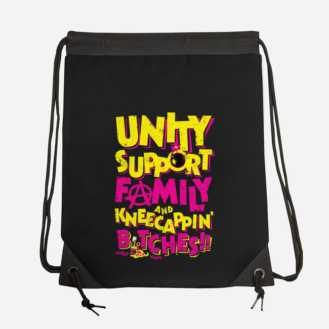 UNITY SUPPORT FAMILY-None-Drawstring-Bag-krobilad