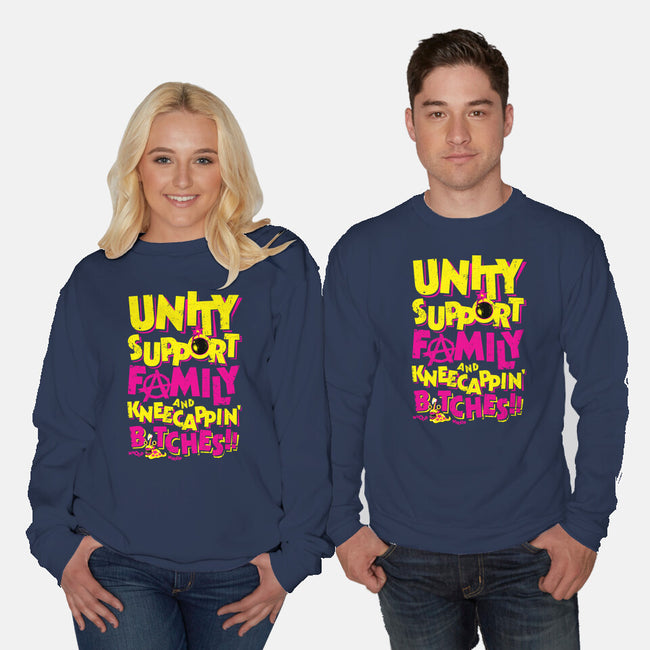UNITY SUPPORT FAMILY-Unisex-Crew Neck-Sweatshirt-krobilad