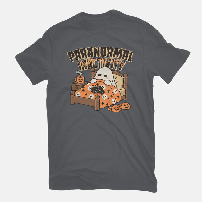 Spooky Paranormal Inactivity-Mens-Basic-Tee-Popnotic