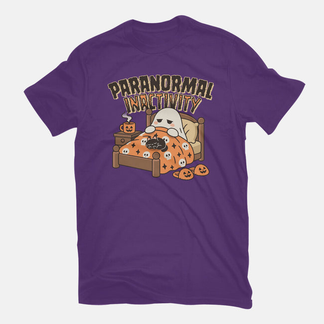 Spooky Paranormal Inactivity-Mens-Basic-Tee-Popnotic