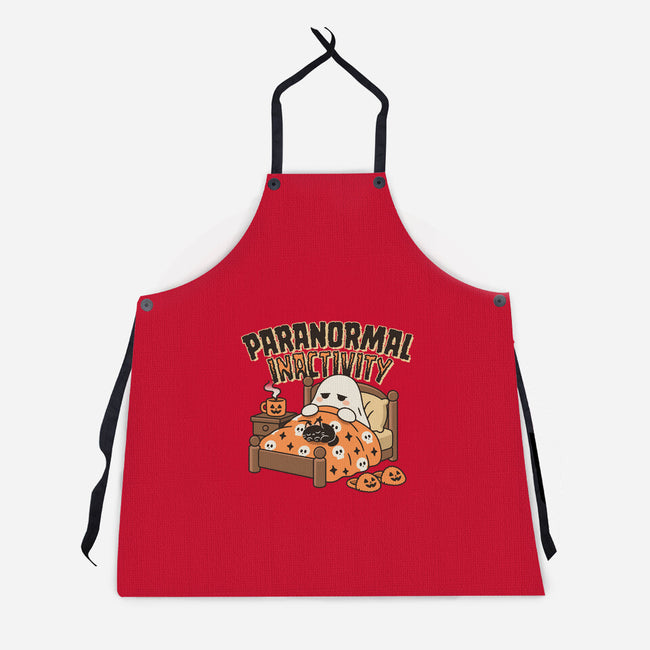 Spooky Paranormal Inactivity-Unisex-Kitchen-Apron-Popnotic