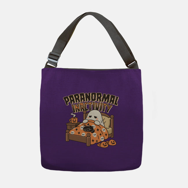 Spooky Paranormal Inactivity-None-Adjustable Tote-Bag-Popnotic
